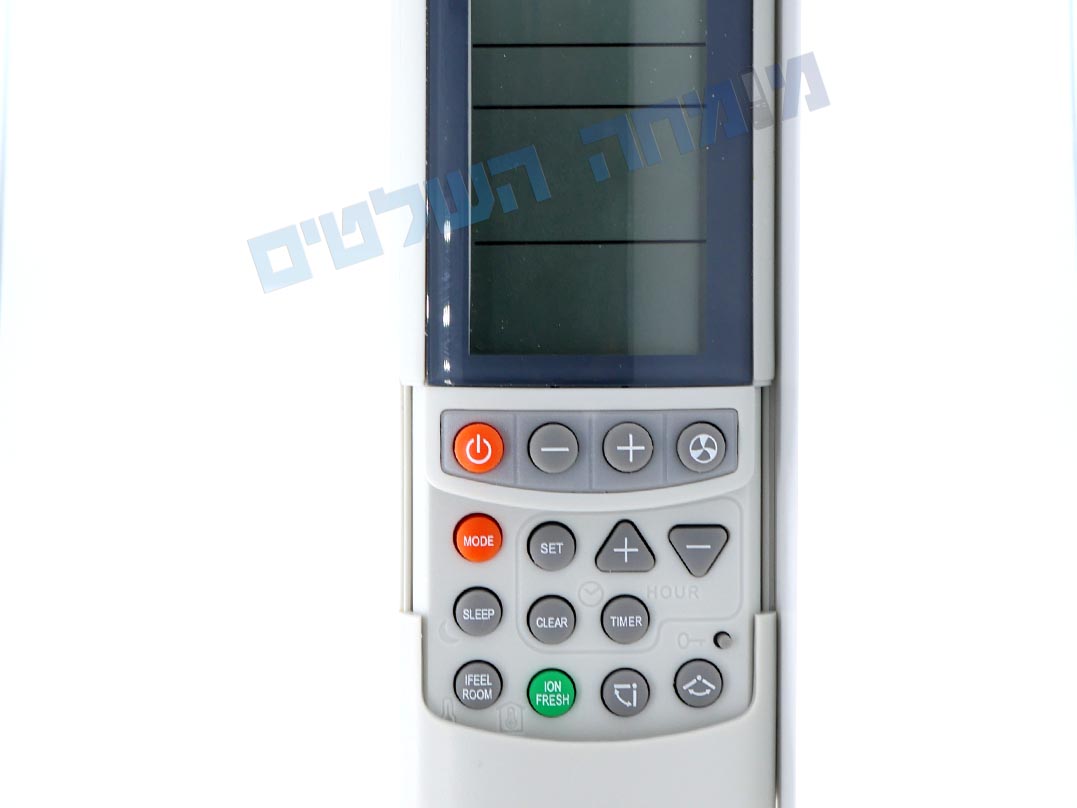 שלט למזגן אלקטרב RC7 או RC7I-1 – מומחה השלטים